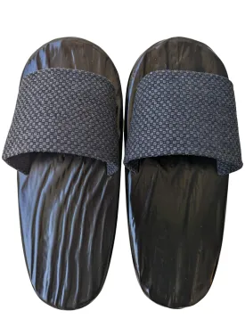 Black Wood painted GETA Slippers [Outdoor / Indoor]