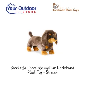 Bocchetta Dachshund Plush Toy- Stretch