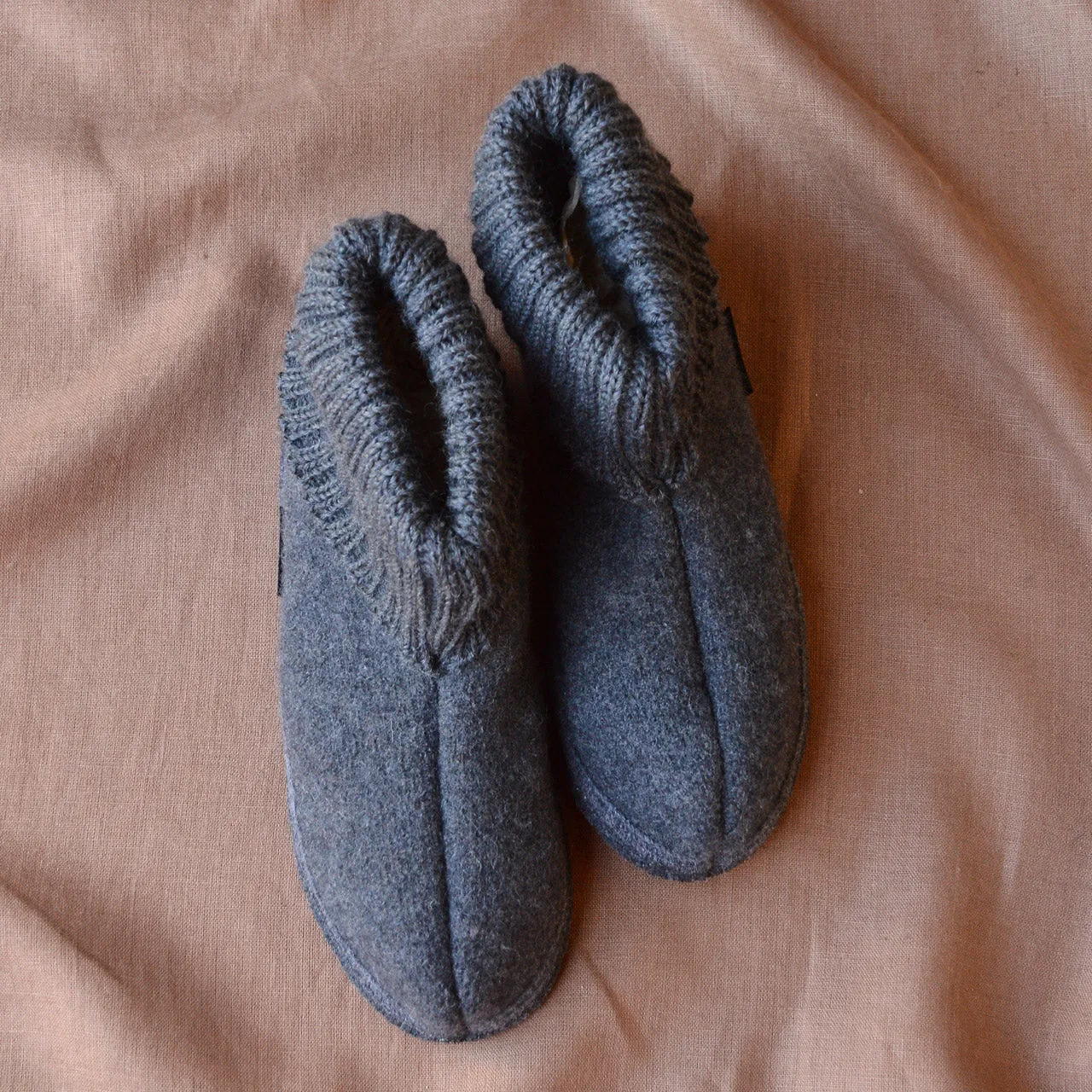 Boiled Wool Slipper Boots - Karl - Anthracite (Adults 36-46) *Returning 2025