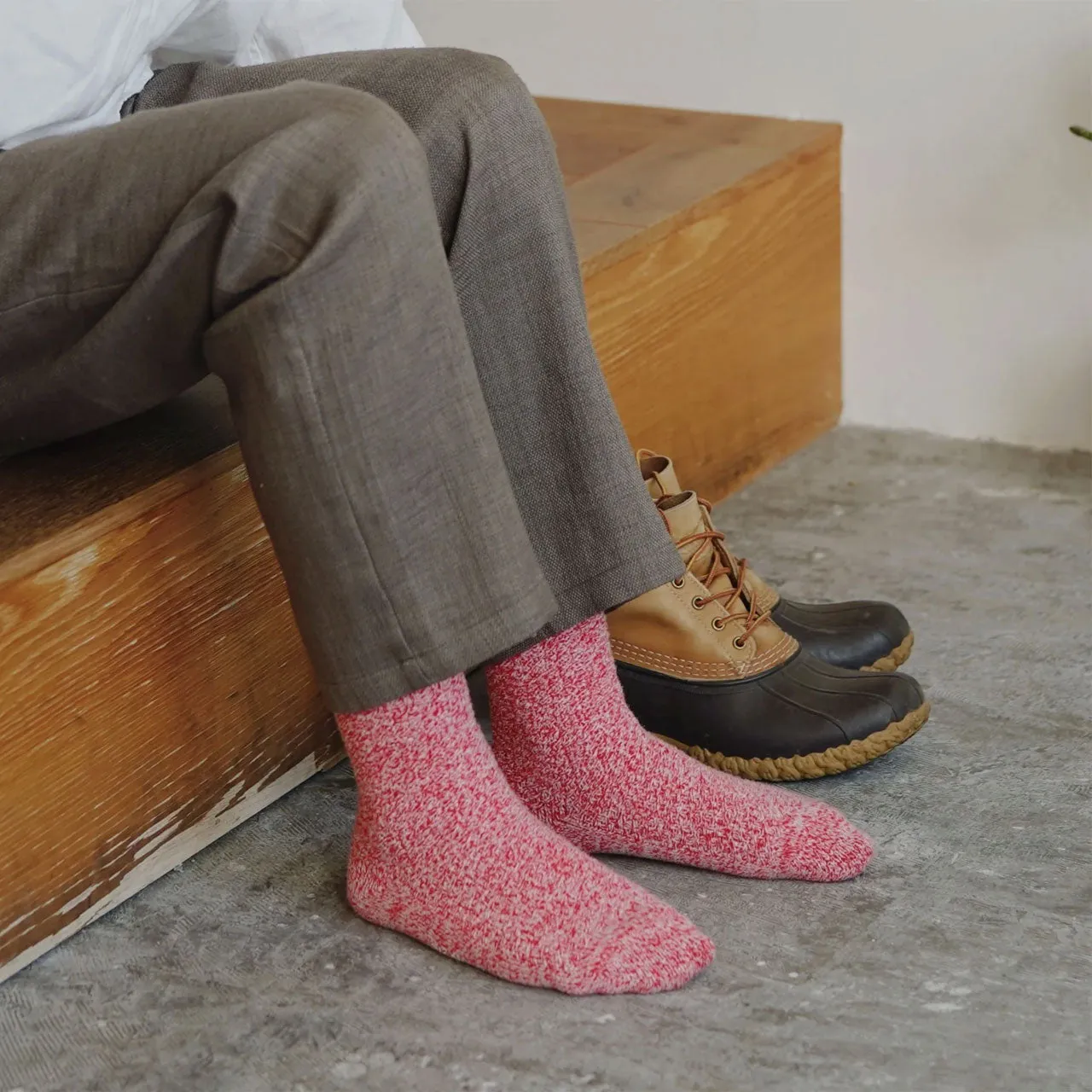 Boot Socks -  Recycled Wool/Cotton (Adults)