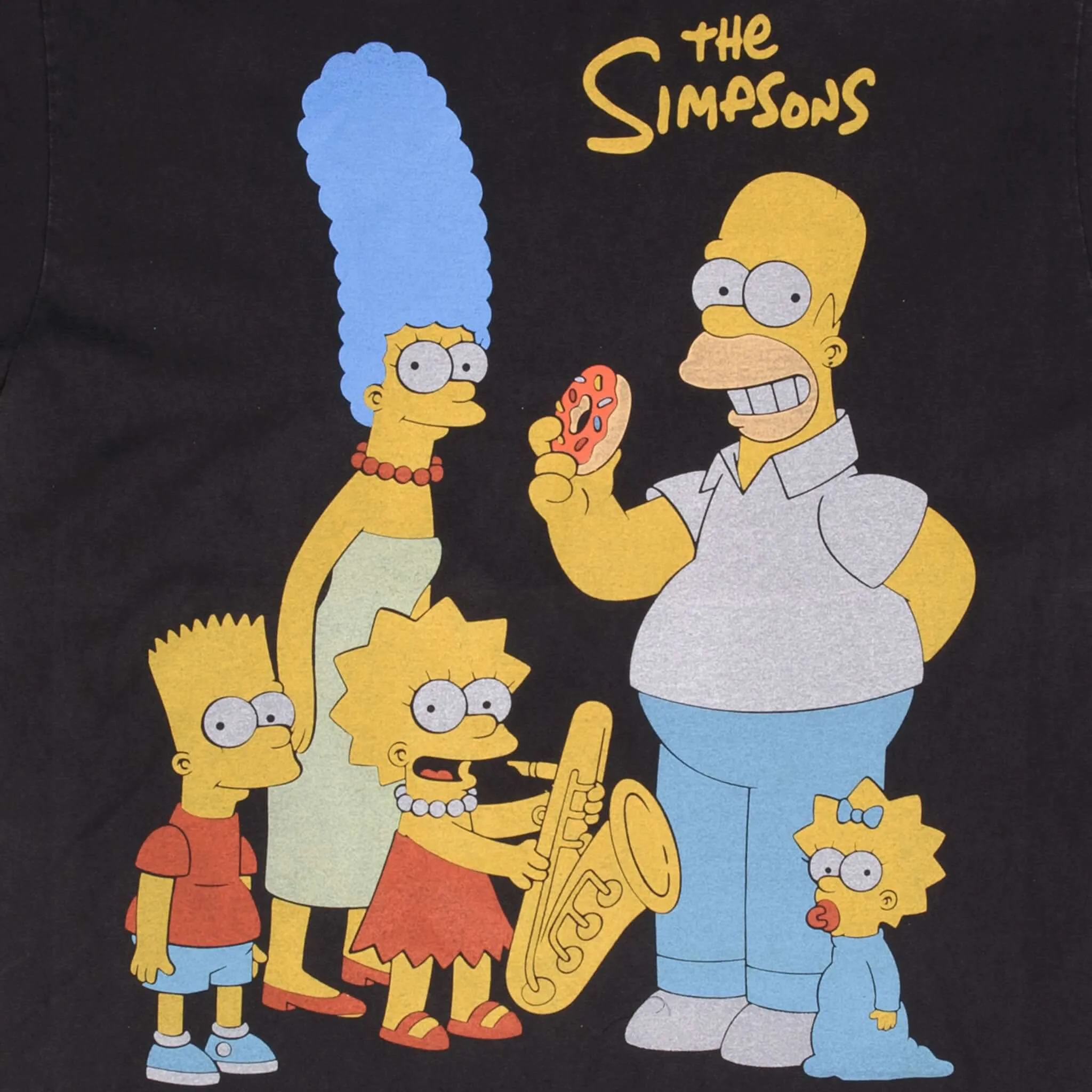 BOOTLEG THE SIMPSONS CARTOON NETWORK TEE SHIRT SIZE LARGE SINGLE STITCH