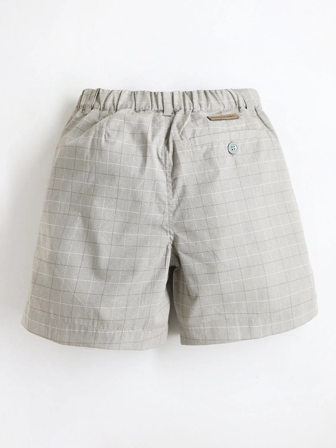 Boys Trendy Khaki Cotton Shorts