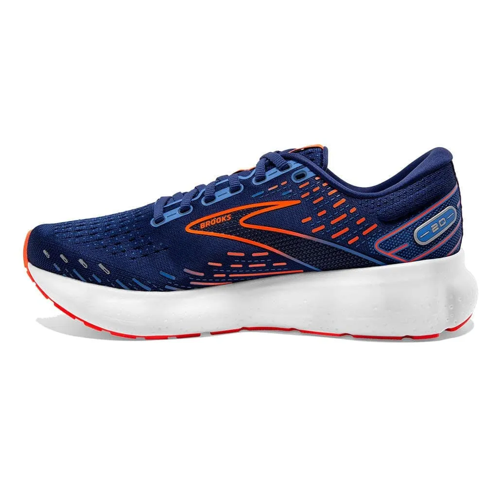 Brooks Glycerin 20 (Mens) - Blue Depths/Palace Blue/Orange