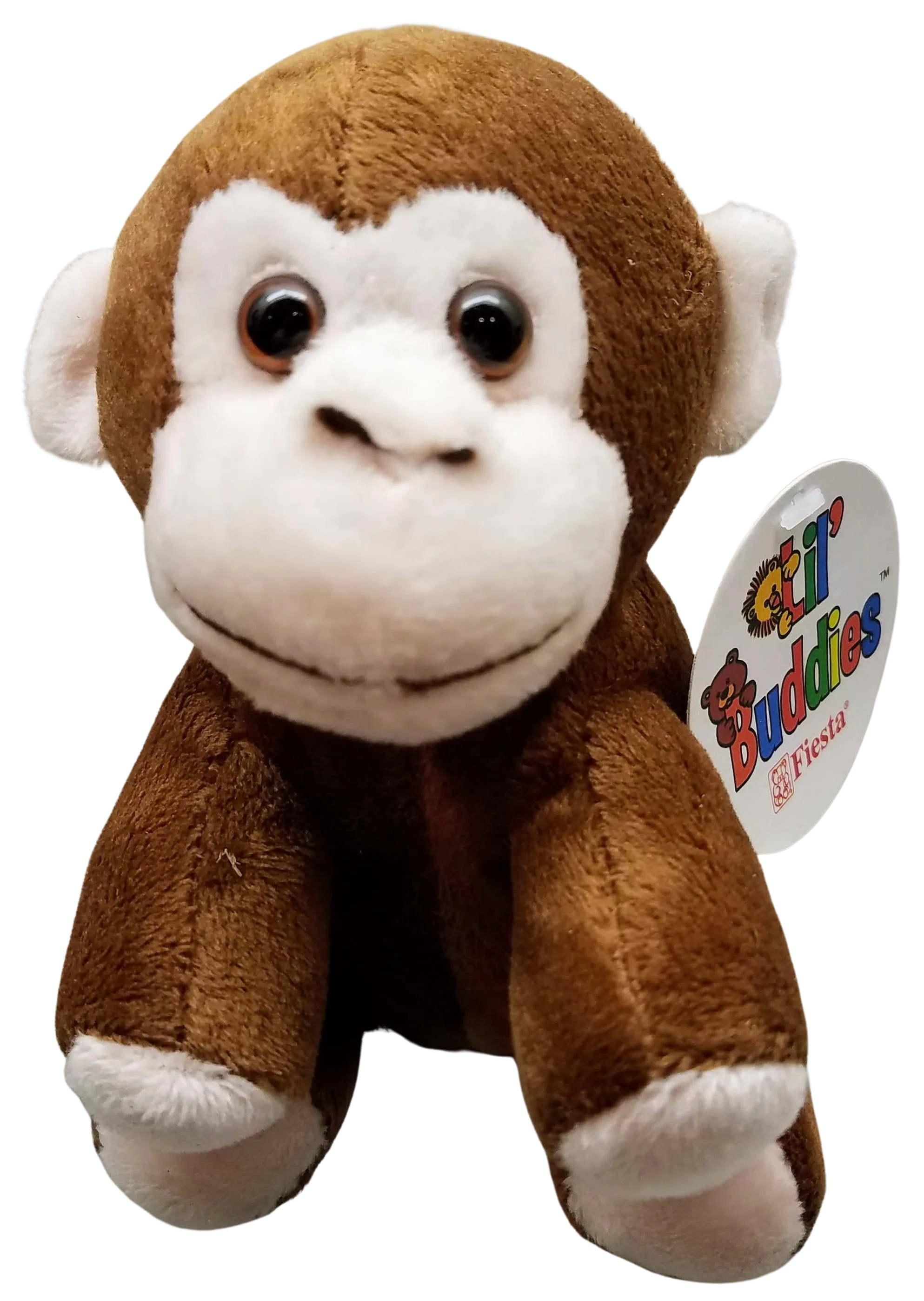 Brown plush monkey 6"