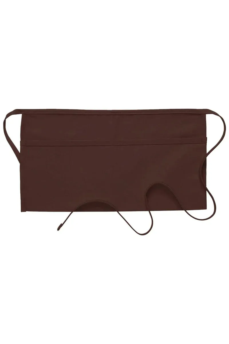 Brown Standard Waist Apron (2 Pockets)