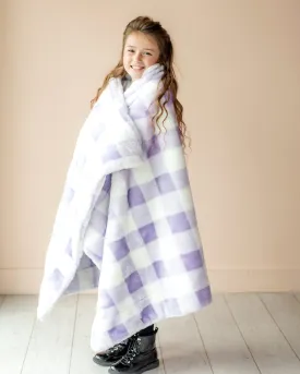 Buffalo Check Lilac Blanket