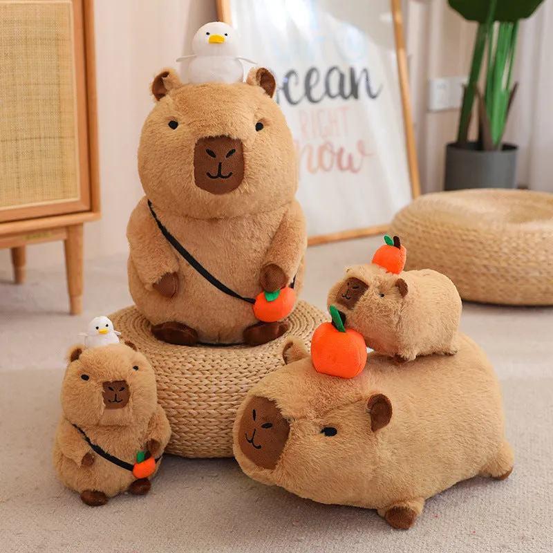 Capybara with Duck Plush Toy