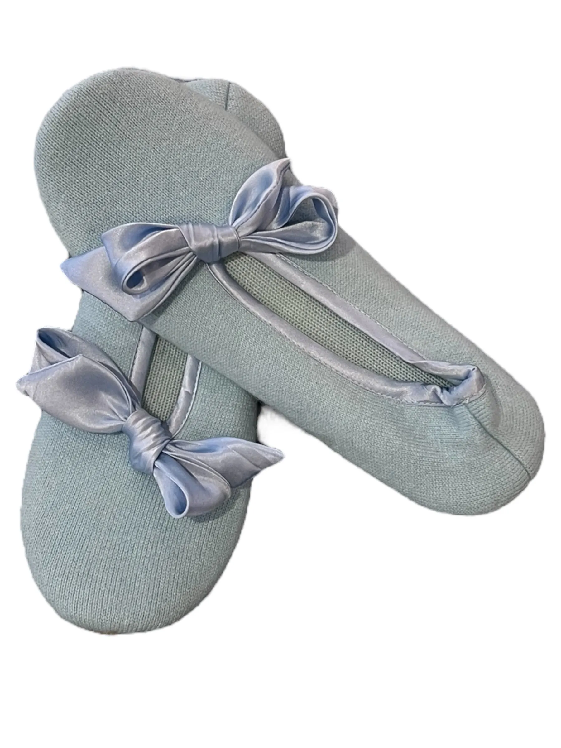 Cashmere Slippers Baby Blue