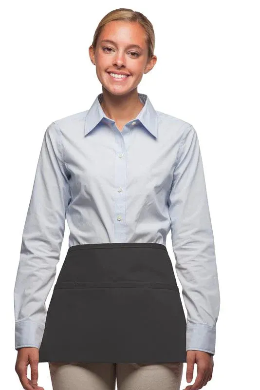 Charcoal Deluxe Waist Apron (3 Pockets)