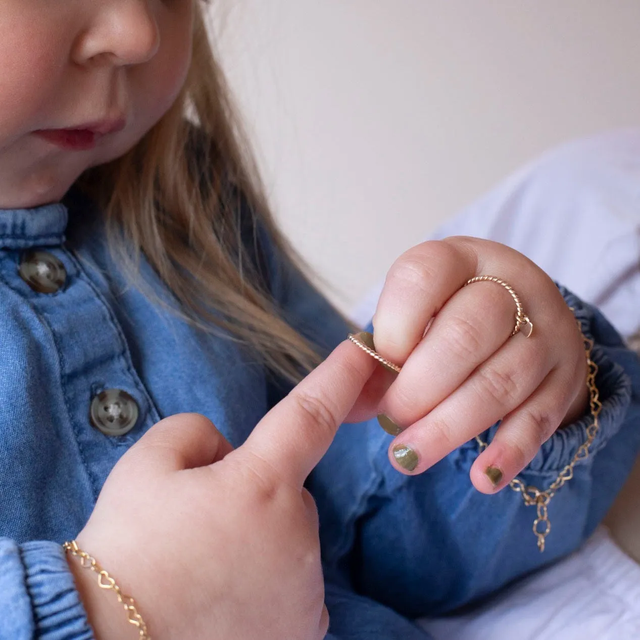 Children's Heart Charmed Ring | Wholesale