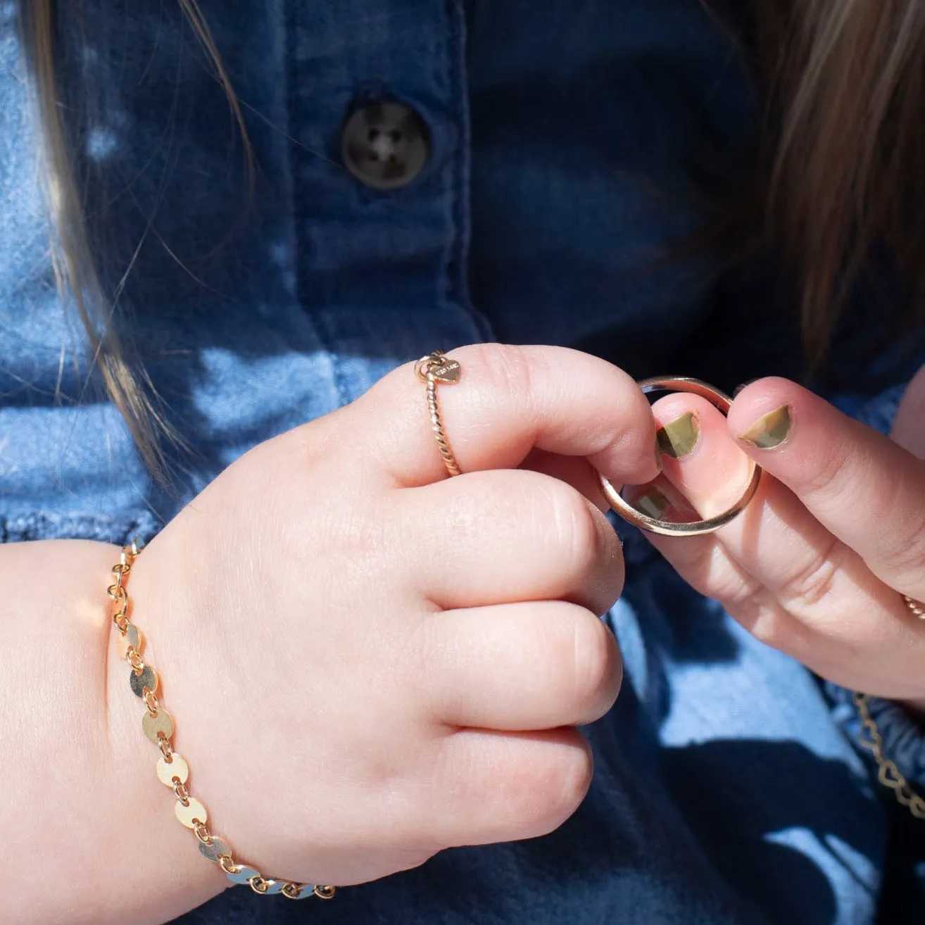 Children's Heart Charmed Ring | Wholesale