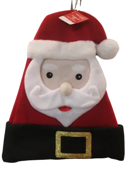 Christmas Santa Hat plush 14.5" one size