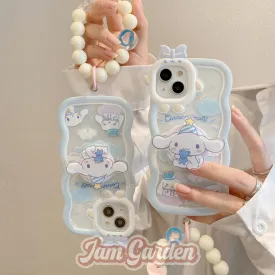 Cinnamoroll Cloud Lanyard Bracket Phone Case