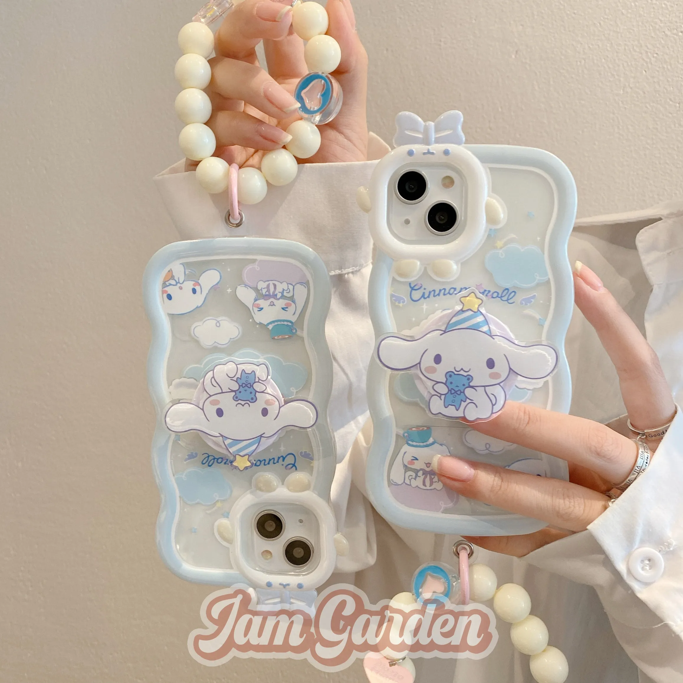 Cinnamoroll Cloud Lanyard Bracket Phone Case