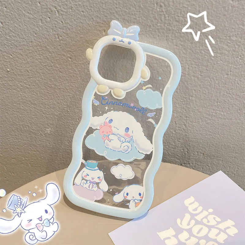 Cinnamoroll Cloud Lanyard Bracket Phone Case