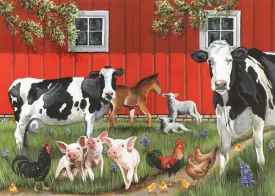 Cobble Hill 35 Piece Tray Puzzle - Red Barn Farm