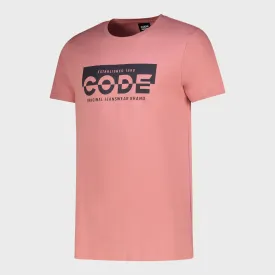 Code Mens Papa Tee Pink/Multi _ 180649 _ Pink