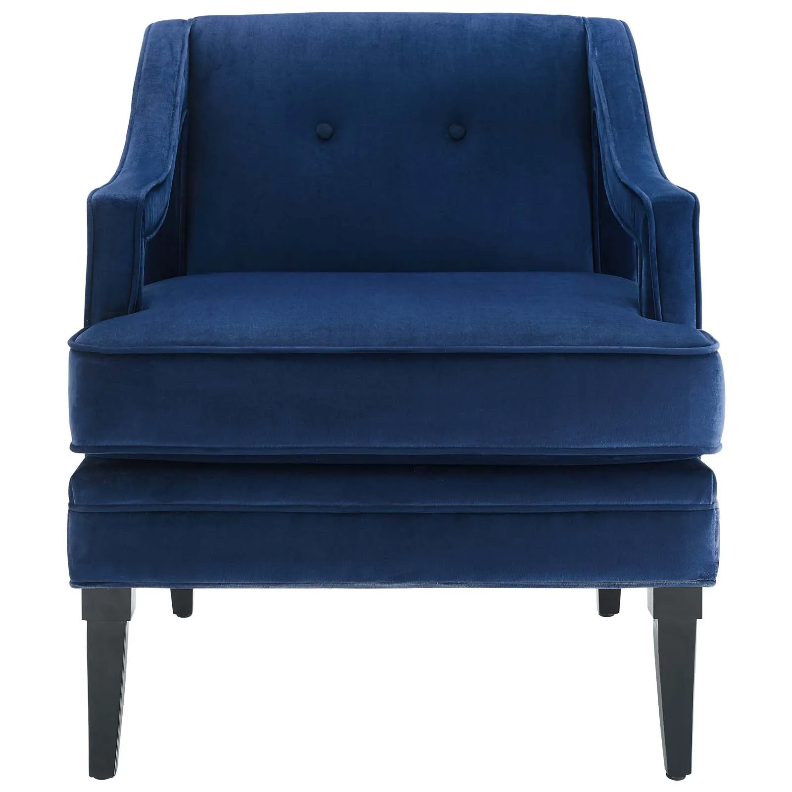 Concur Button Tufted Performance Velvet Armchair by Modway