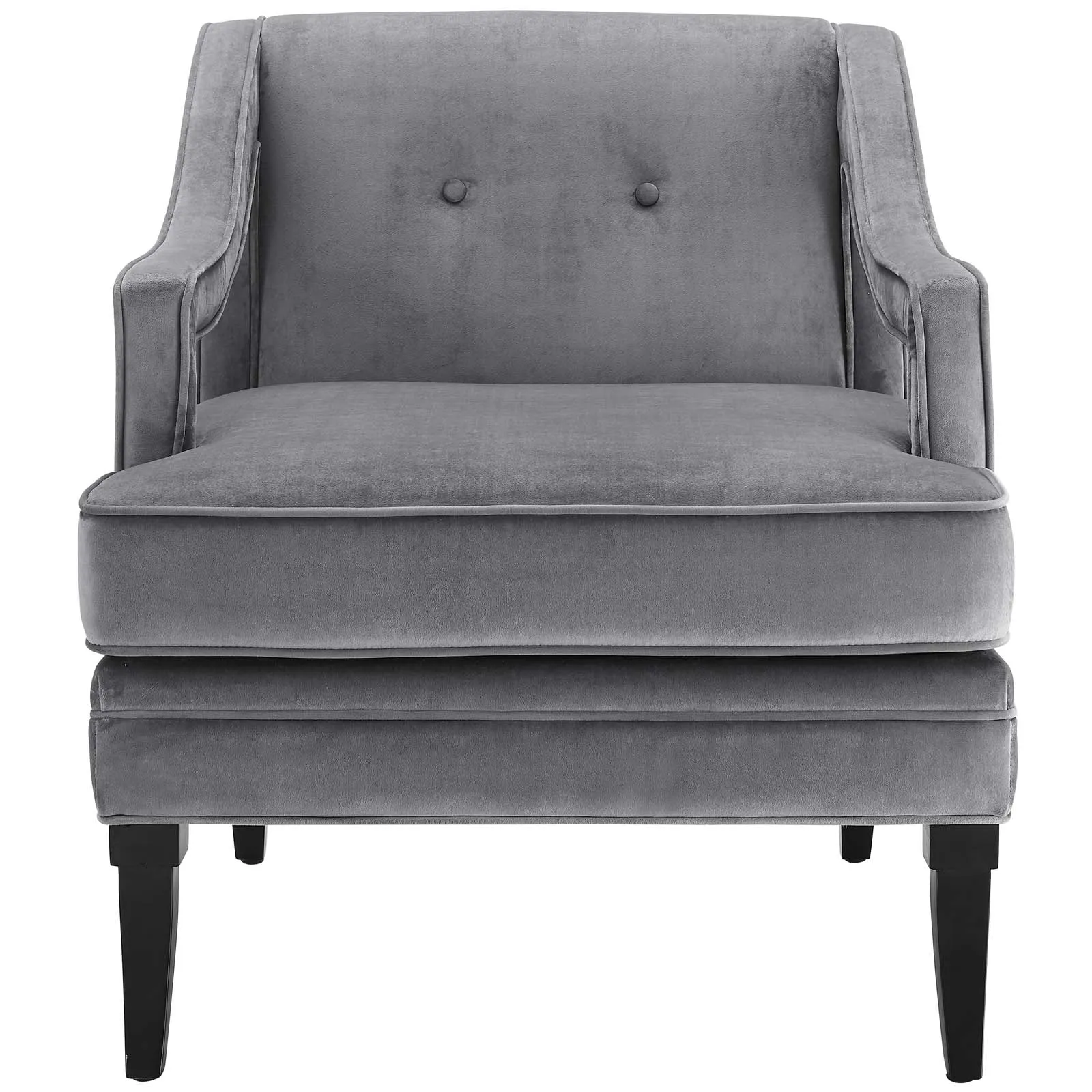 Concur Button Tufted Performance Velvet Armchair by Modway