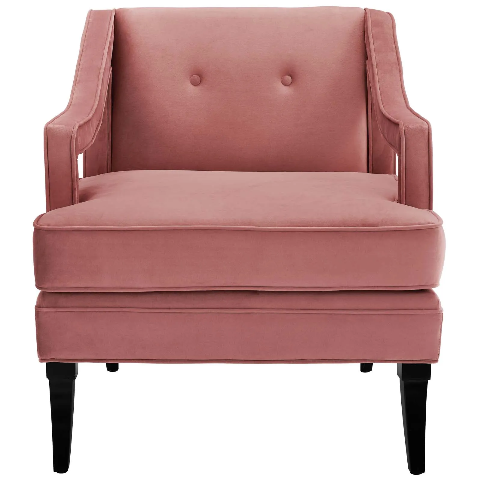 Concur Button Tufted Performance Velvet Armchair by Modway