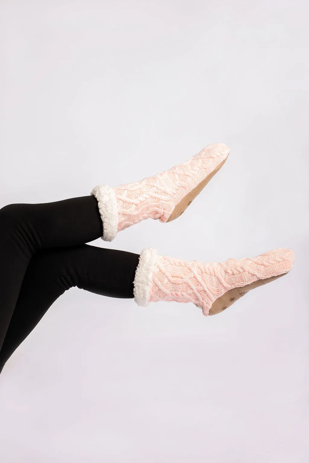 Coral - Cozy Slipper Socks