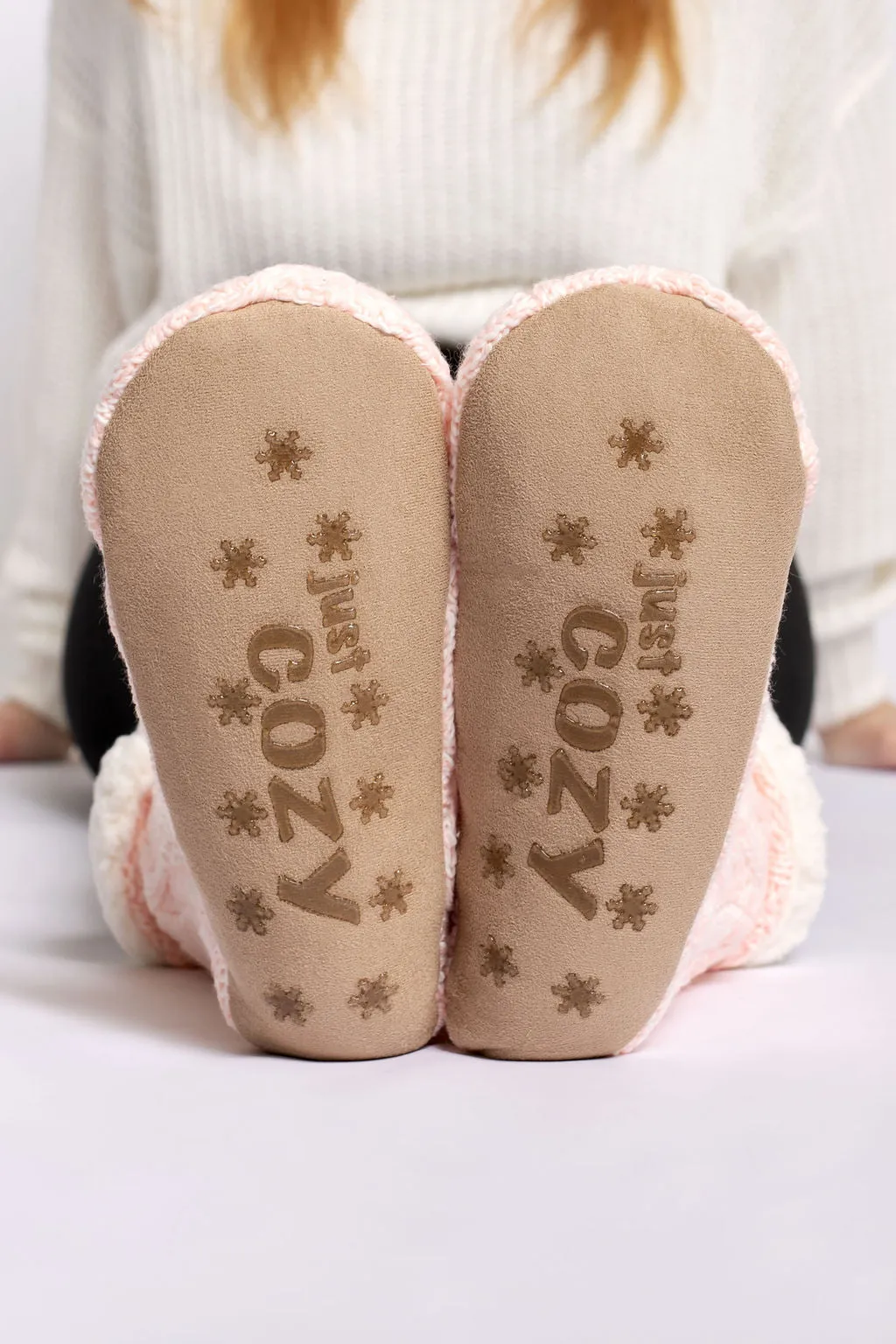 Coral - Cozy Slipper Socks