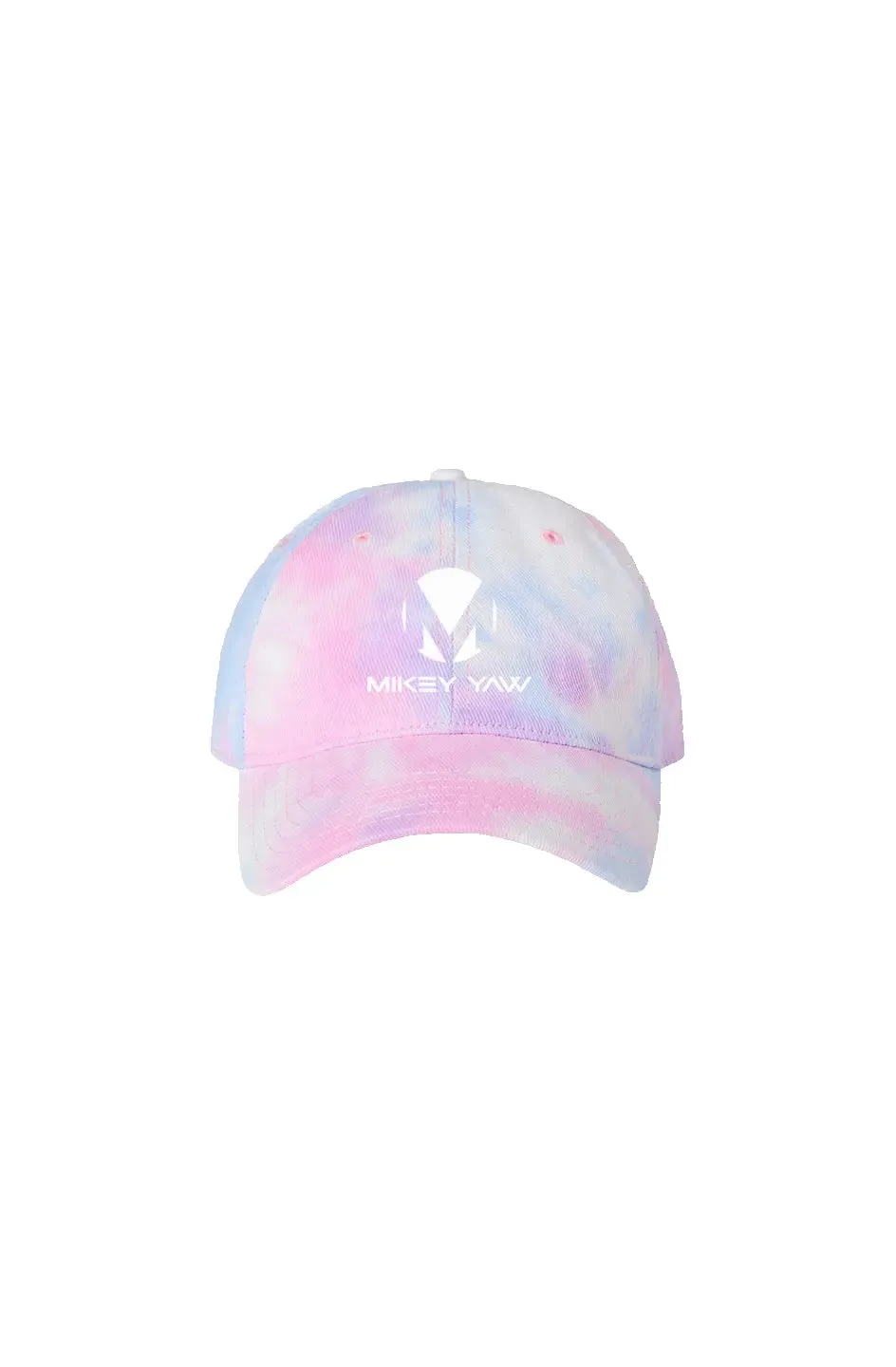 Cotton Candy Tie Dye Hat with Monogram