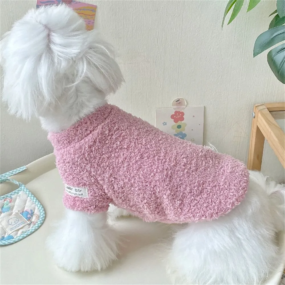 Cozy Fleece Dog Sweater