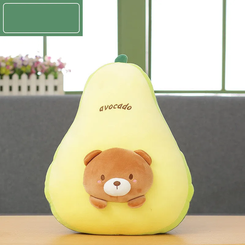 Cute Banana Carrot Fruit Plush Pillow