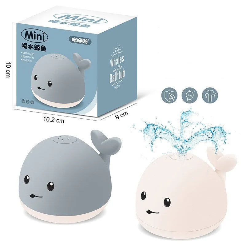 Cute Cartoon Whale Spraying Water Bath Toy