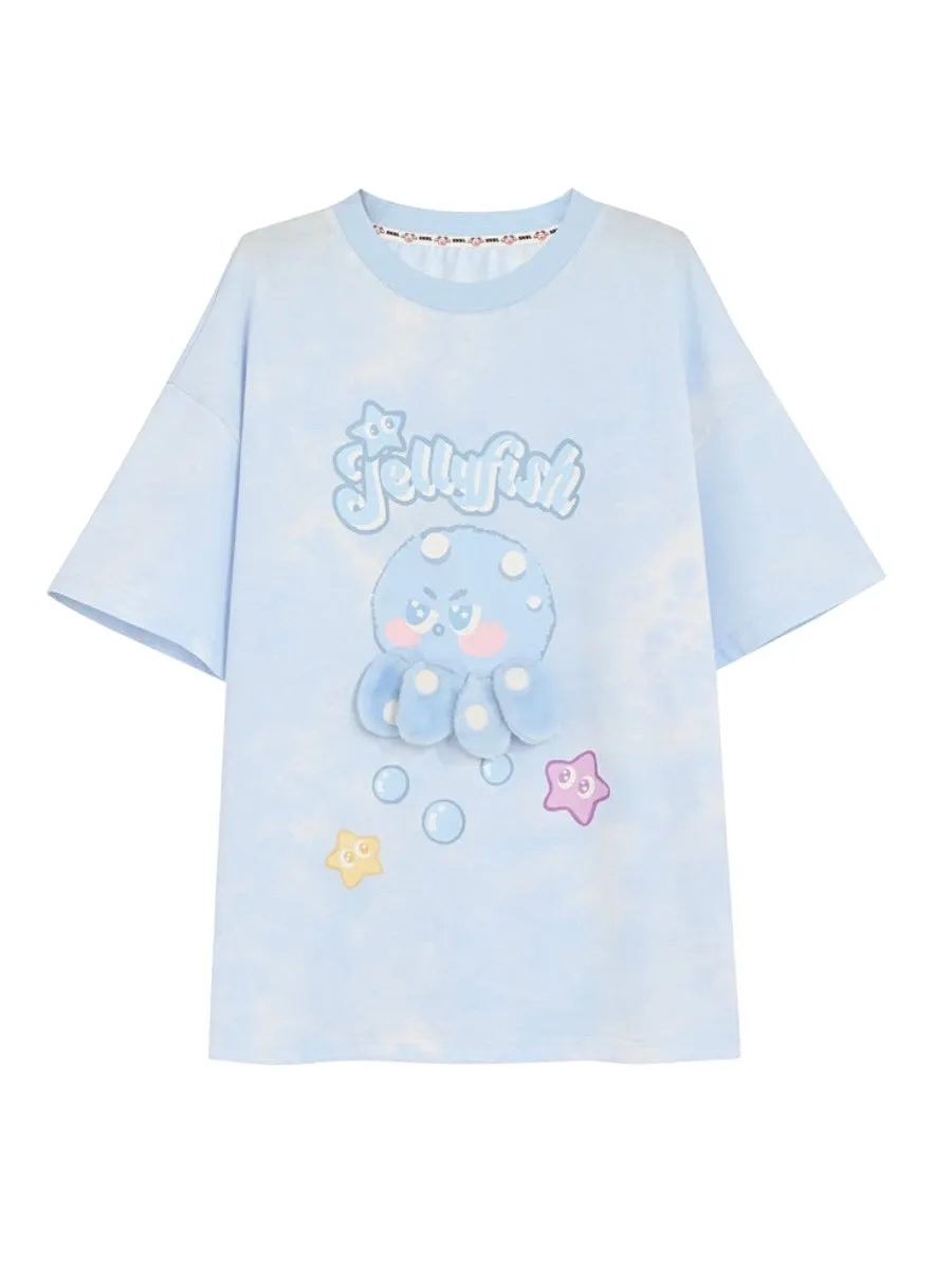 Cute Octopus Short Sleeve Tee