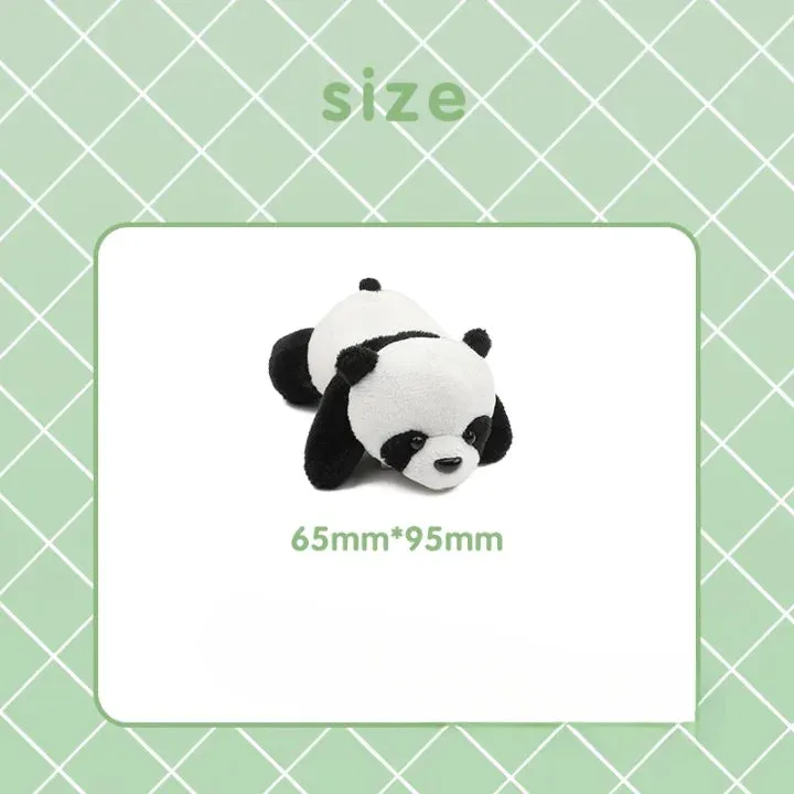 Cute Soft Plush Panda Brouch Enamel Pin