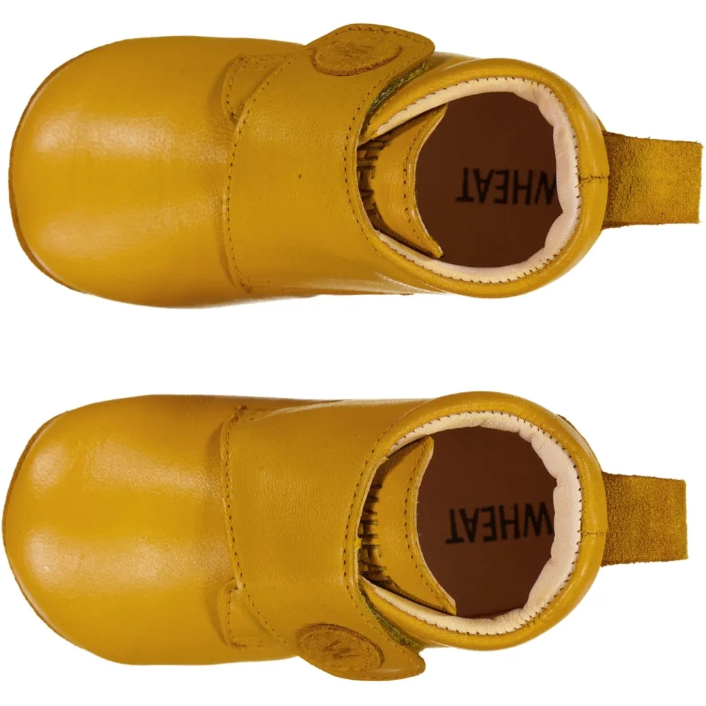 Dakota Leather Indoor Shoe - mustard