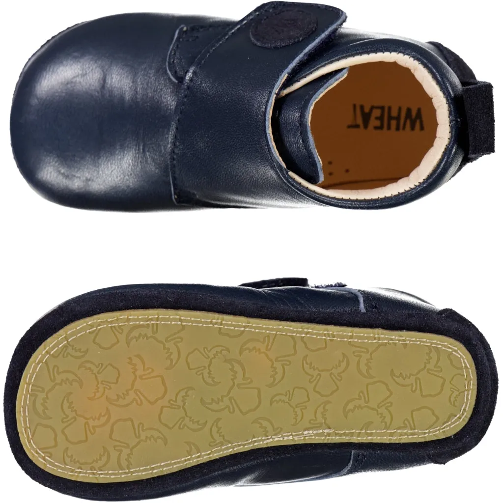 Dakota Leather Indoor Shoe - navy