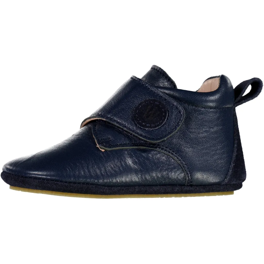 Dakota Leather Indoor Shoe - navy