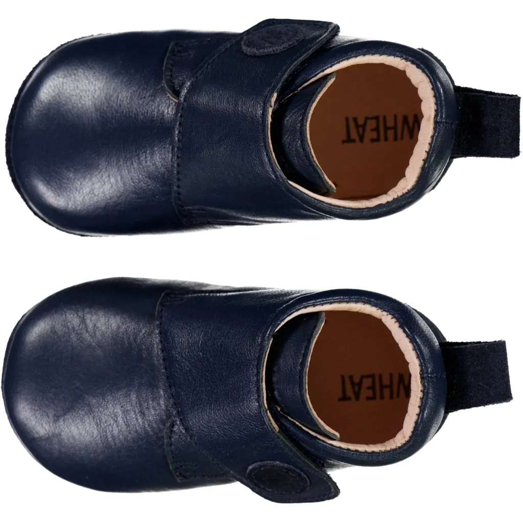 Dakota Leather Indoor Shoe - navy