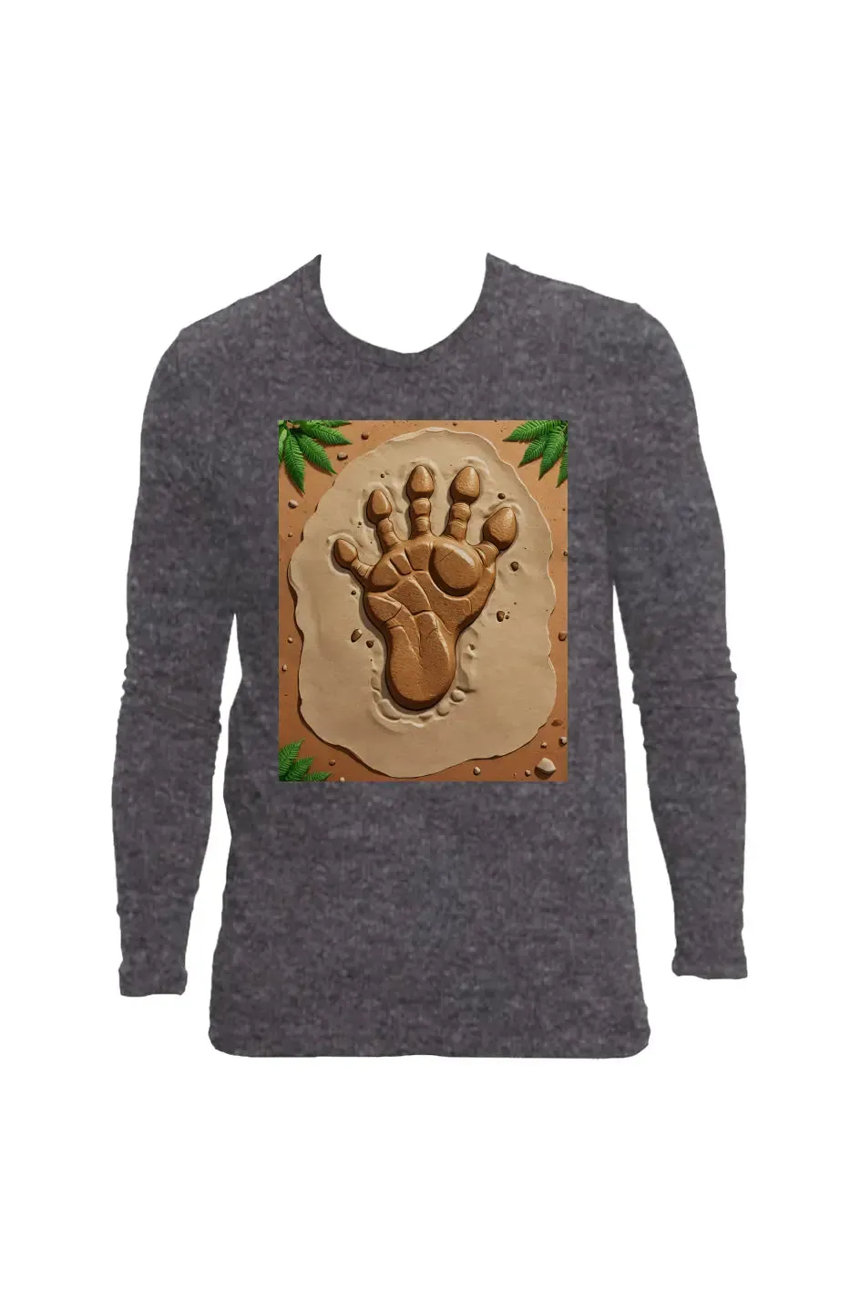 Dinosaur Footprint Long Sleeve T-Shirt