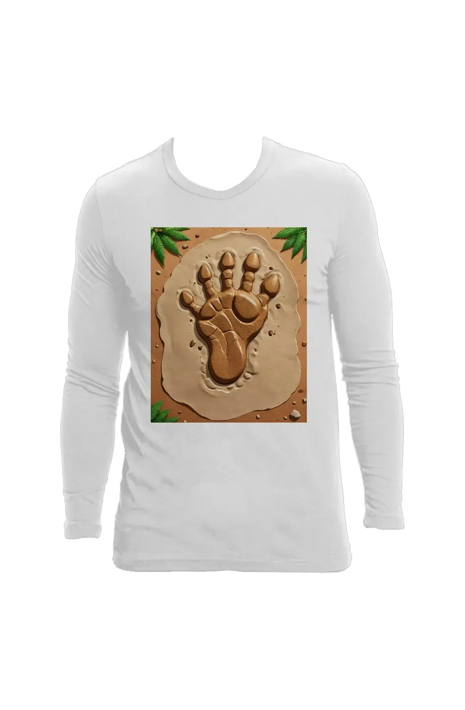 Dinosaur Footprint Long Sleeve T-Shirt