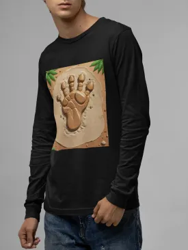 Dinosaur Footprint Long Sleeve T-Shirt