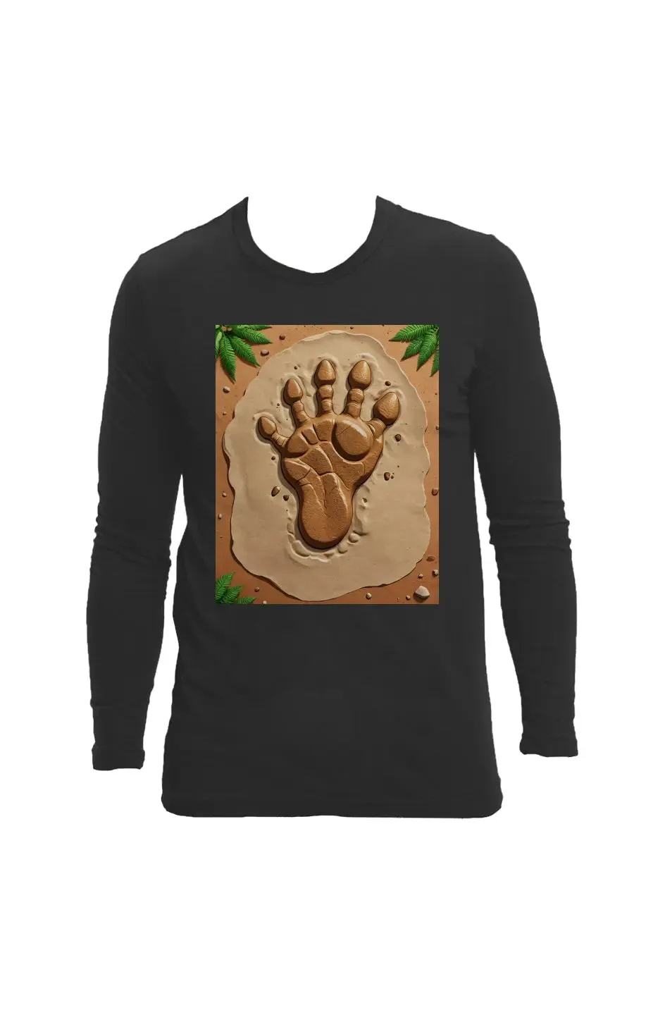 Dinosaur Footprint Long Sleeve T-Shirt