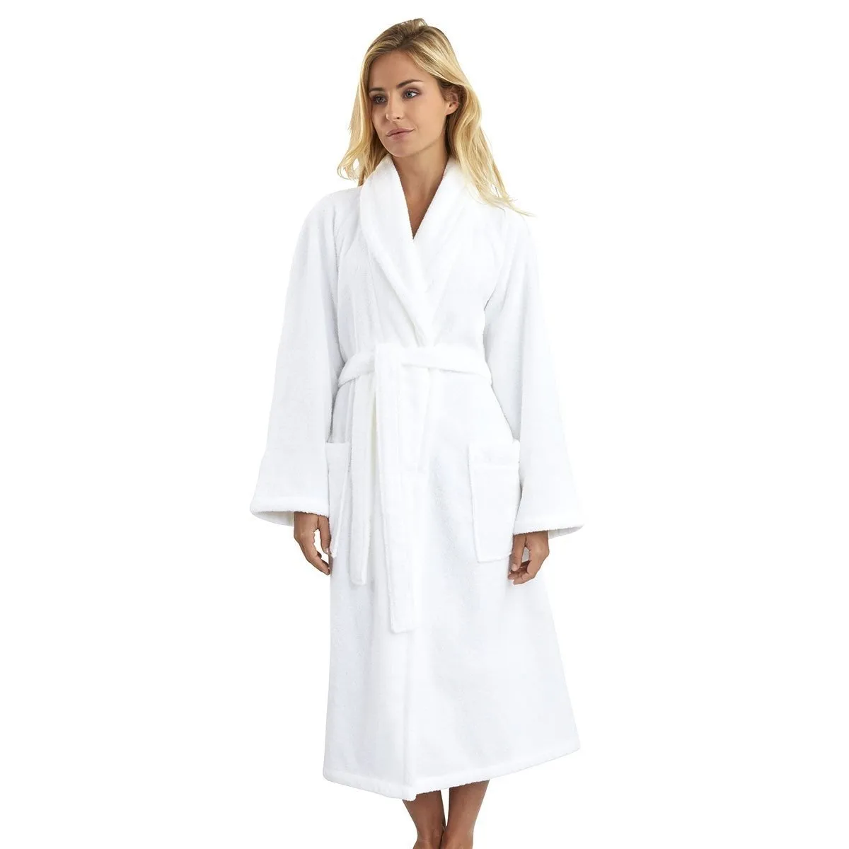 Etoile Blanc Bathrobe - Yves Delorme