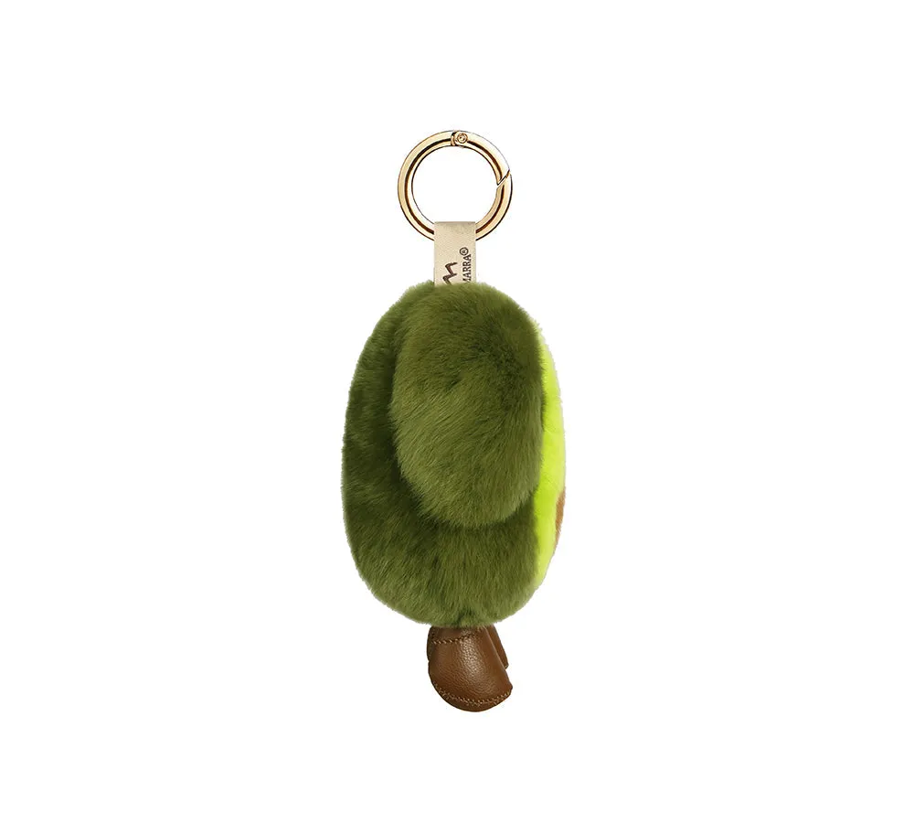 Fluffy Avocado Keyring Keychain Pandents Bag Charm