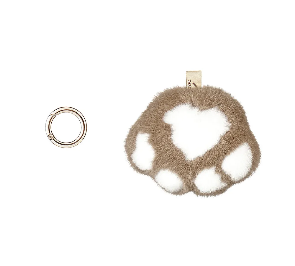 Fluffy Cat Paw Keyring Keychain Pandent Bag Cham