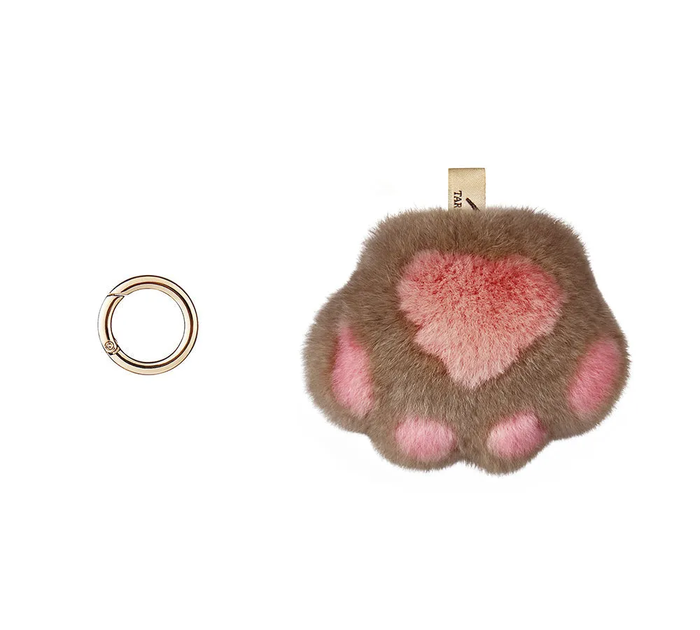 Fluffy Cat Paw Keyring Keychain Pandent Bag Cham