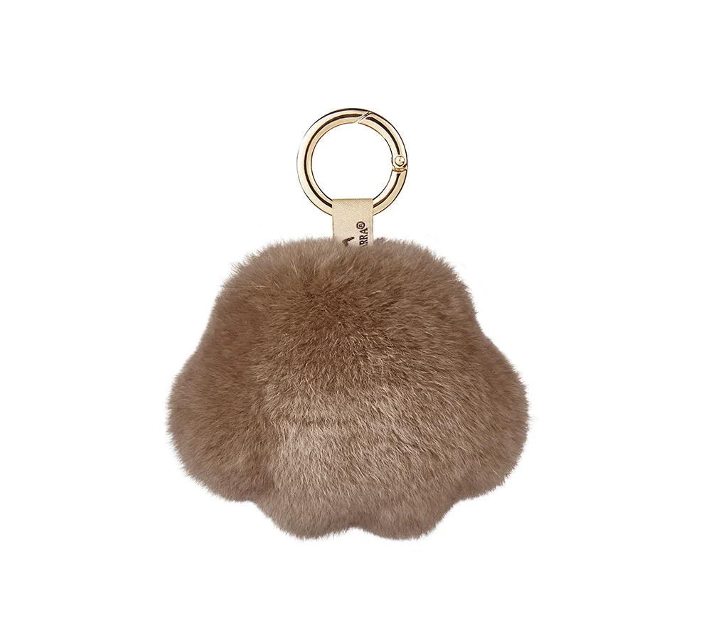 Fluffy Cat Paw Keyring Keychain Pandent Bag Cham