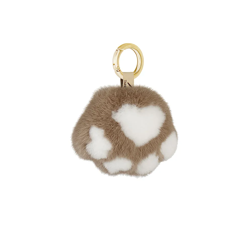 Fluffy Cat Paw Keyring Keychain Pandent Bag Cham