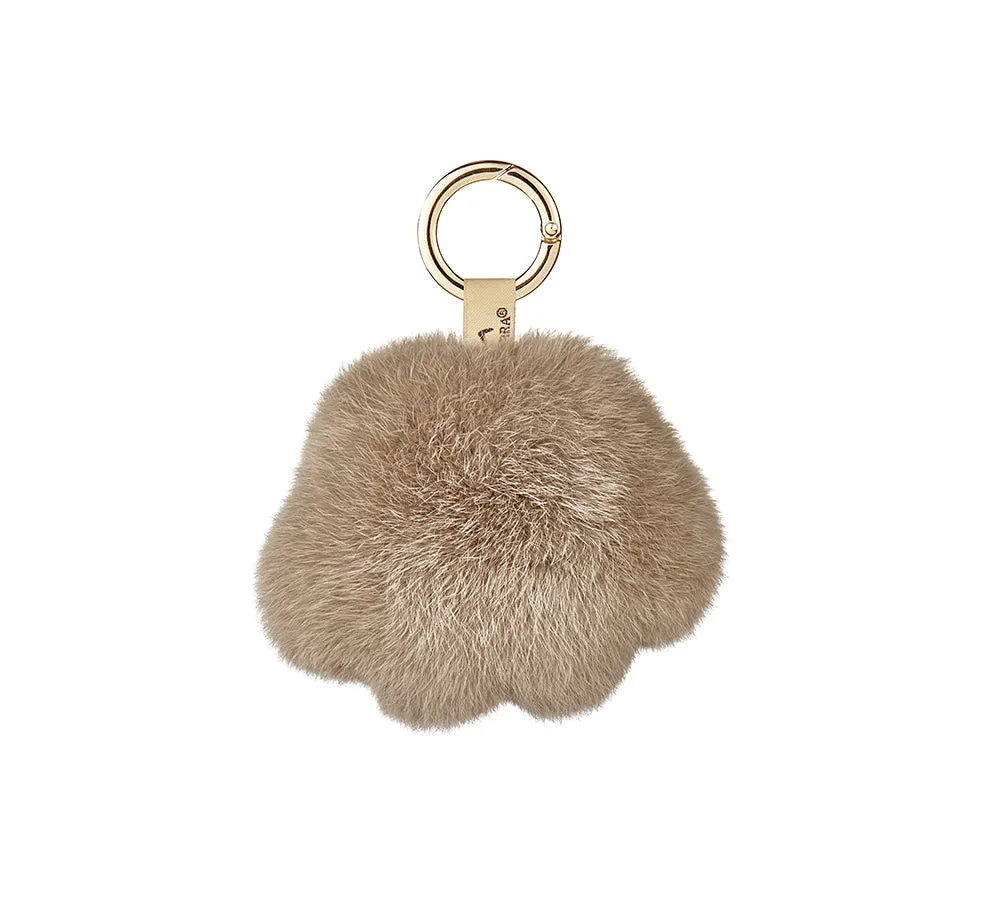 Fluffy Cat Paw Keyring Keychain Pandent Bag Cham