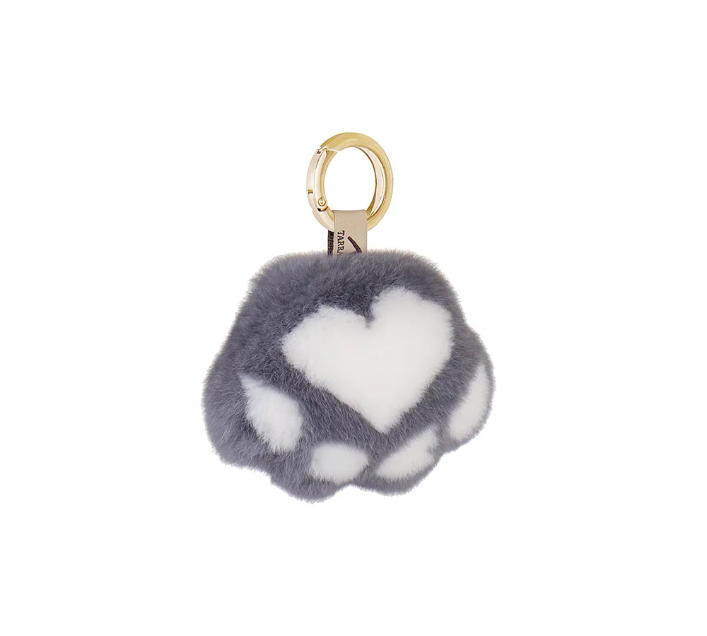 Fluffy Cat Paw Keyring Keychain Pandent Bag Cham