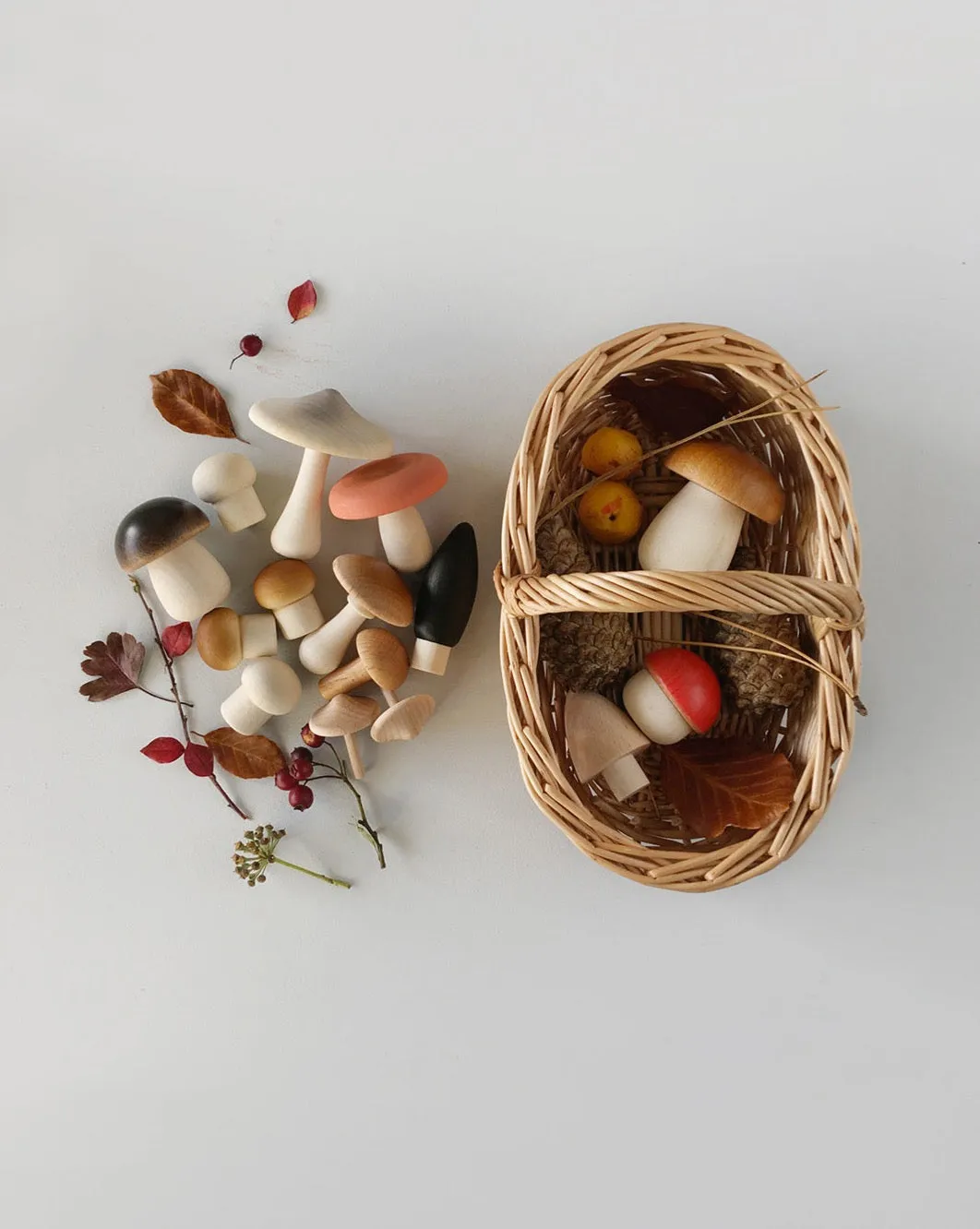 Forest Mushrooms Basket - Moon Picnic