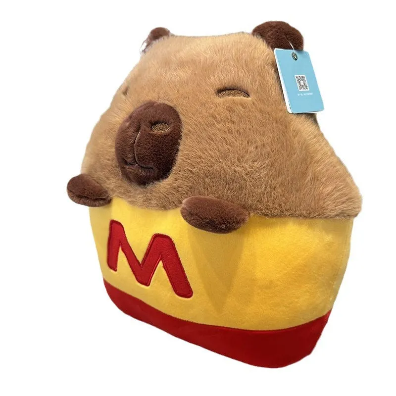 Giant Capybara French Fries Doll